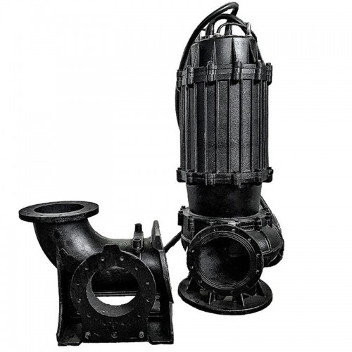 Насос погружной фекальный  CNP 100WQ65-15-5.5ACW(I) 5,5кВт 3х380В чугунный без автоматической трубной муфты с режущим механизмом DN100 кабель 9м 40гр.