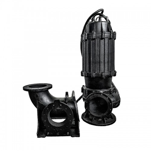 Насос погружной канализационный  CNP 65WQ40-16-4ACW(I)* 4кВт 3х380В чугунный без автоматической трубной муфты с режущим механизмом DN65 кабель 9м 40гр.